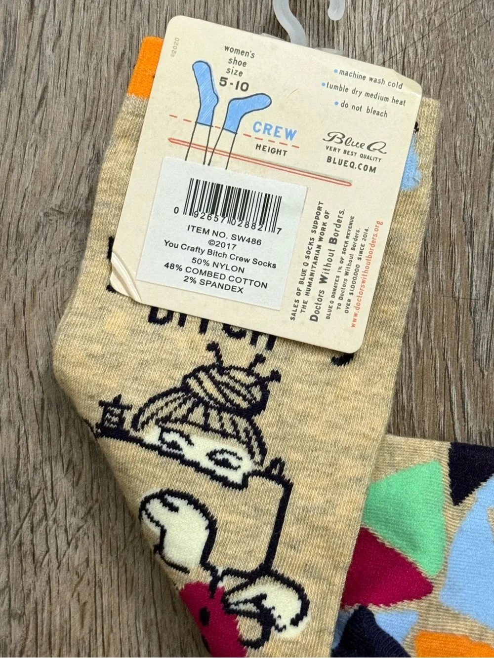 Blue Q • You Crafty B*tch Socks